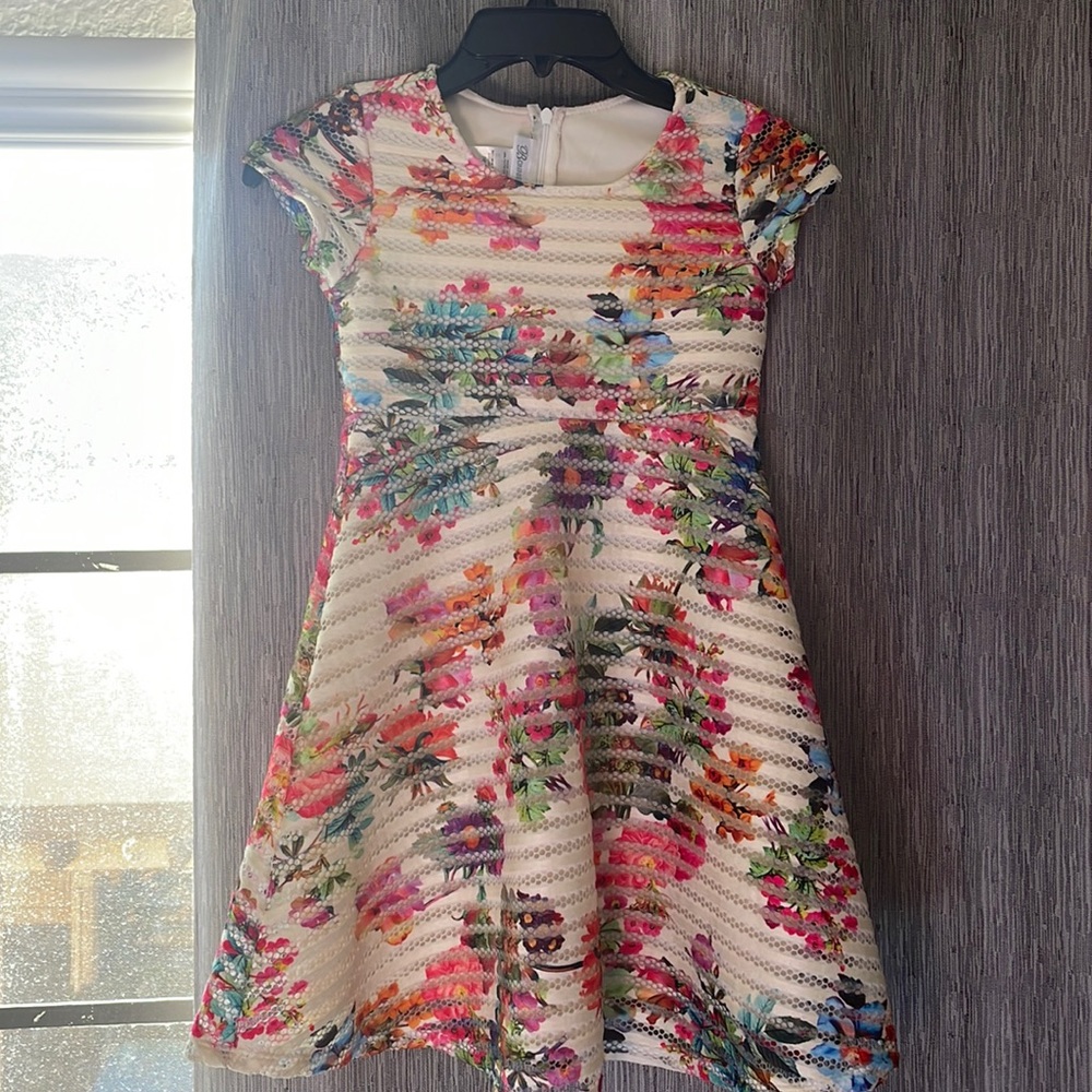 Bonnie Jean eyelet floral dress